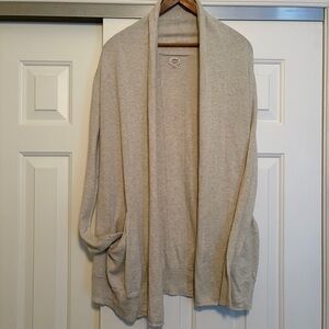 Wilfred by Aritzia Silk & Cashmere Open Cardigan, XXS